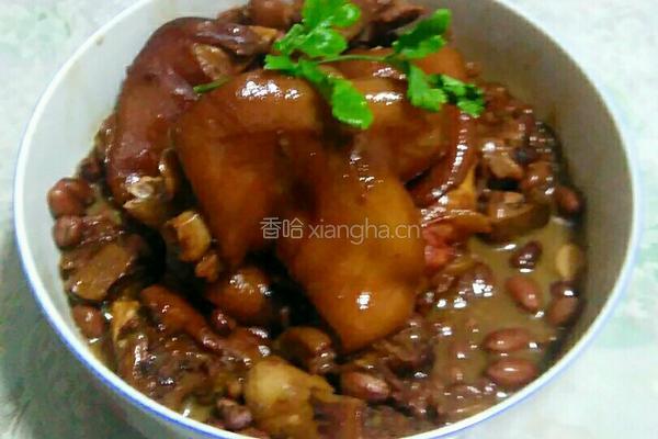 无油无糖花生炖猪脚