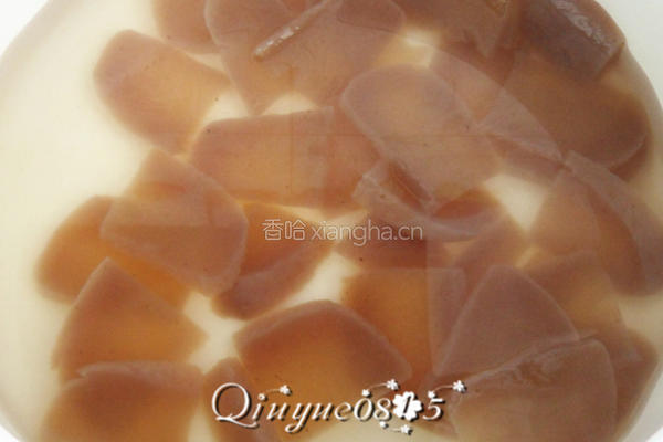 魔竽豆腐炒山药的做法图解4