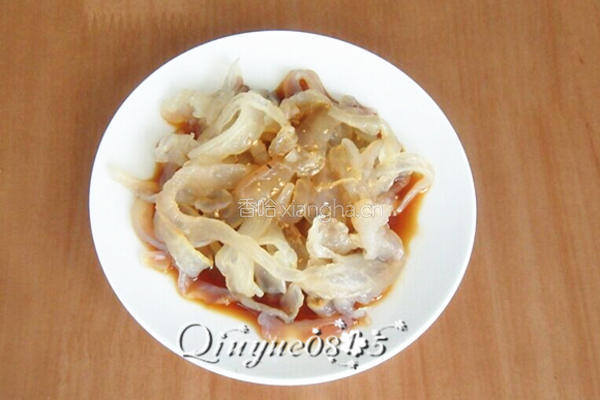 凉拌海蜇丝的做法图解4