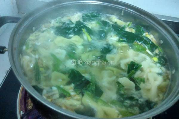 菠菜豆腐蝴蝶面的做法图解7
