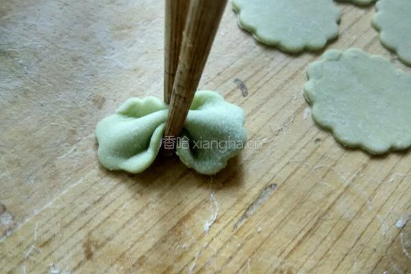绿色蝴蝶面的做法图解8