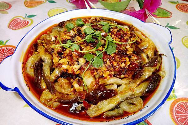 蒜蓉蒸茄条的做法图解14