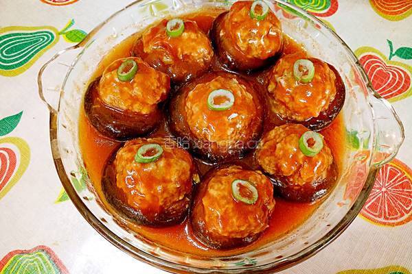 酸甜香菇酿圆子的做法图解18