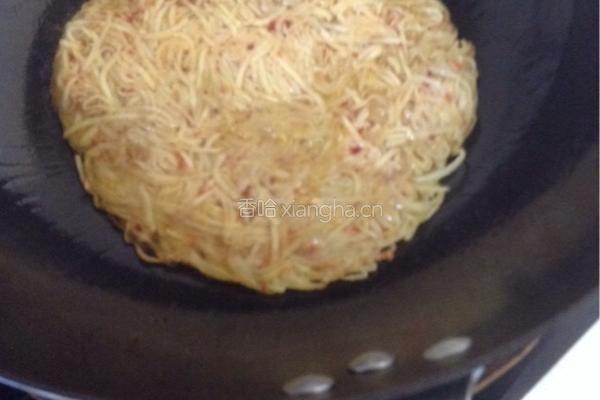 土豆丝饼的做法图解7