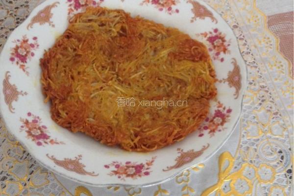 土豆丝饼的做法图解9