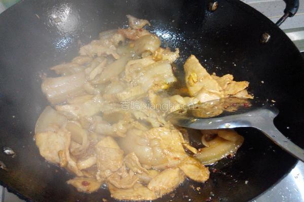 青椒豆豉熬肉的做法图解12