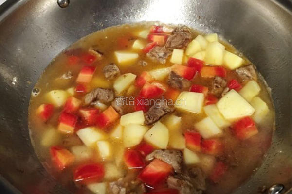 咖喱牛肉水果饭的做法图解10