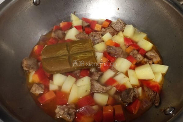 咖喱牛肉水果饭的做法图解11
