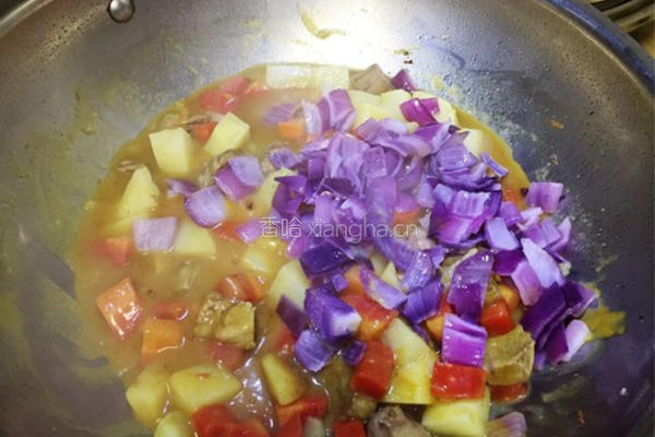 咖喱牛肉水果饭的做法图解13