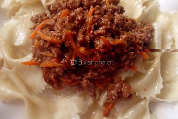 太阳花牛肉蝴蝶面的做法图解7