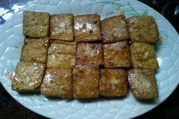 酱汁葱花豆腐的做法图解8