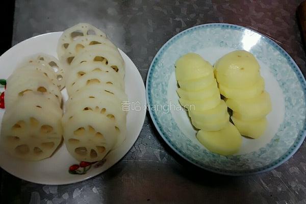 黄金耦合土豆合的做法图解3
