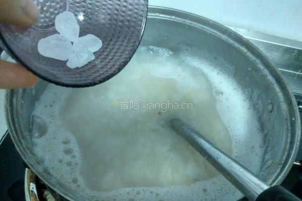 莲子大米粥的做法图解5