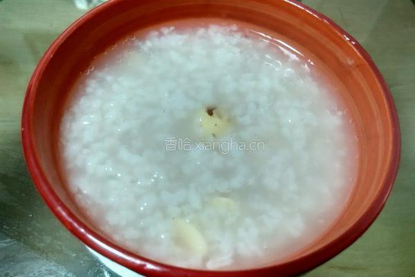 莲子大米粥的做法图解6