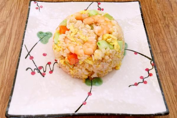 虾仁炒饭的做法图解6