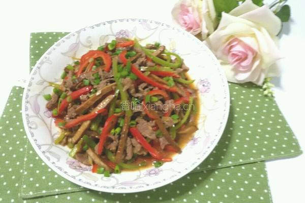 五香豆干炒牛肉的做法图解9