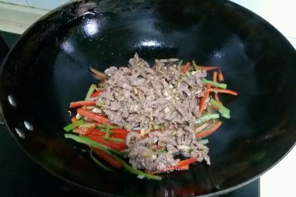 五香豆干炒牛肉的做法图解7