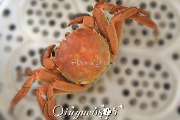 清蒸螃蟹的做法图解3