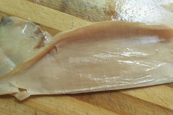 鱿鱼菜椒的做法图解3