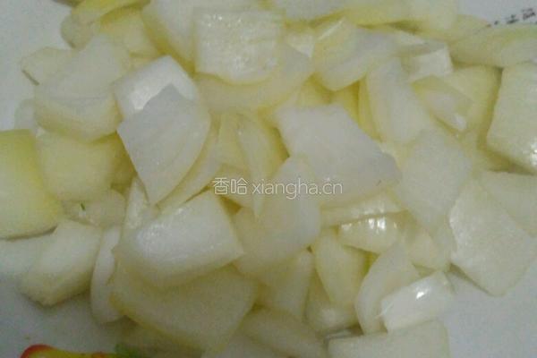 圆葱炒肉的做法图解1