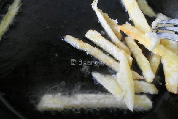 自制薯条的做法图解4