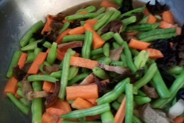 豆角焖面的做法图解3