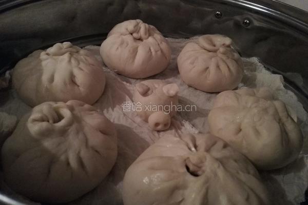 韭菜鸡蛋包子的做法图解4