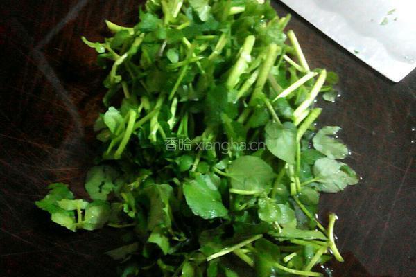 虾味饺西洋菜汤的做法图解2