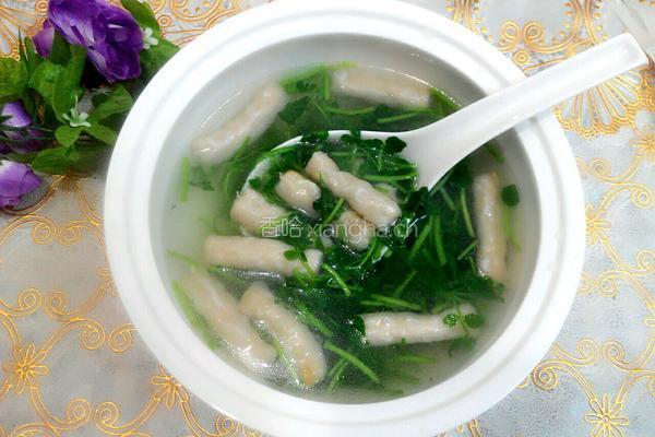 虾味饺西洋菜汤的做法图解6
