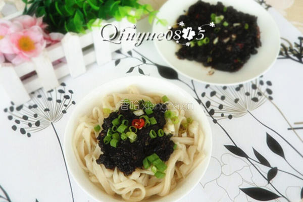 豆豉酱拌面的做法图解9