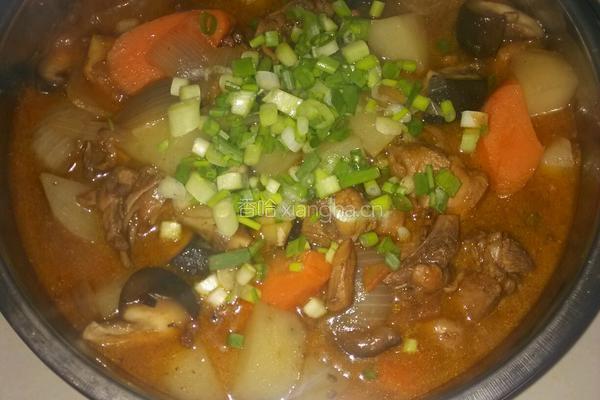 土豆香菇鸡