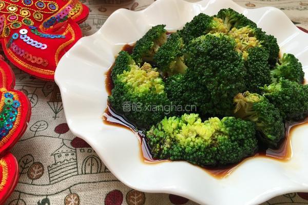 豉油西兰花的做法图解6