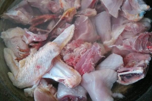 野鸡香菇烧冬笋的做法图解4