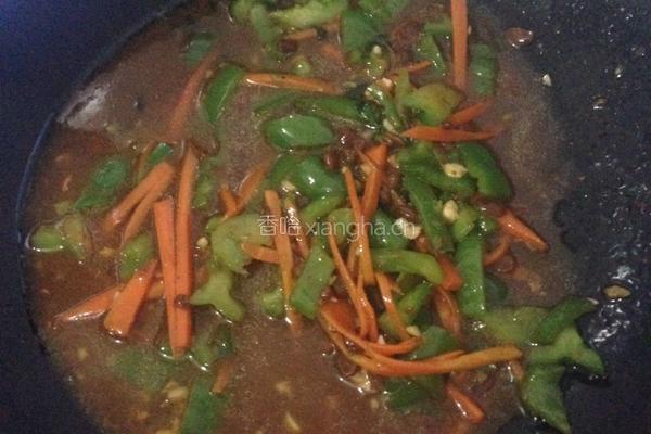 黄豆酱拌素面的做法图解4