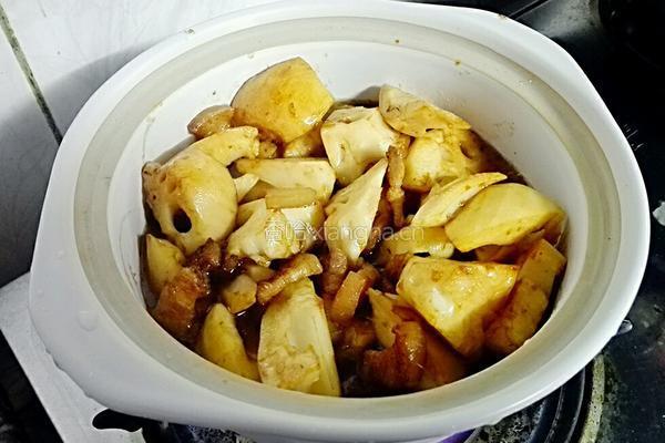 砂锅莲藕的做法图解6