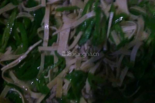 辣椒炒千张肉丝的做法图解4