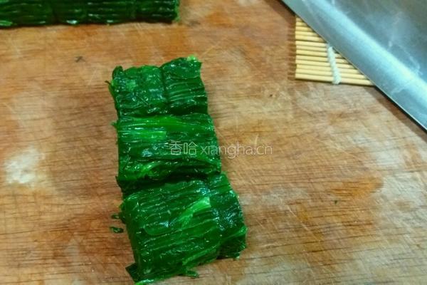 鸿运当头大波来(法式酱汁菠菜桩)的做法图解6