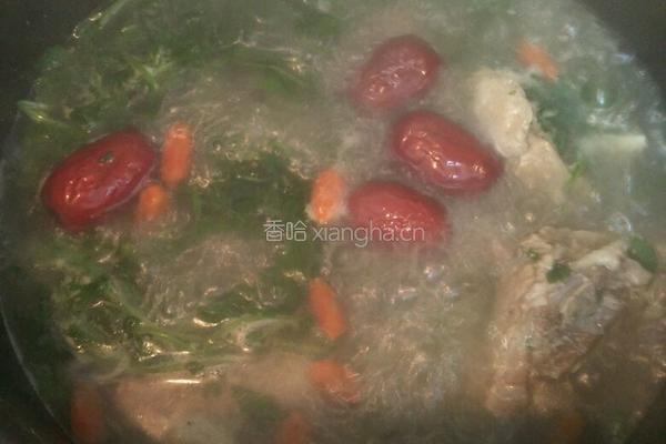 艾叶猪骨红枣汤的做法图解8