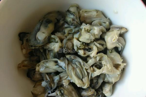 牡蛎蒸蛋的做法图解1