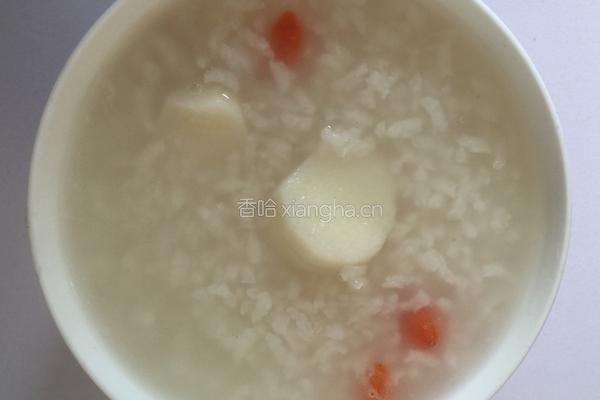 麻山药粥的做法图解5