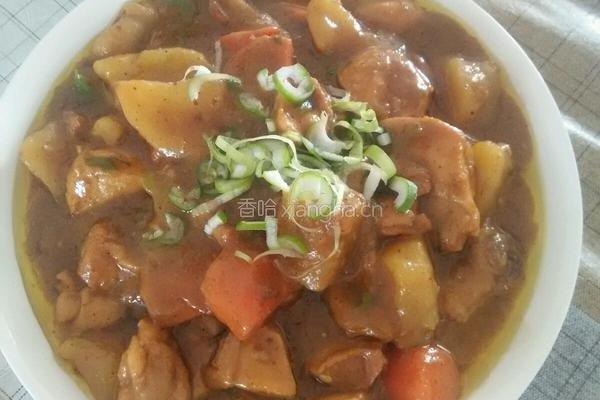 咖喱鸡块的做法图解11