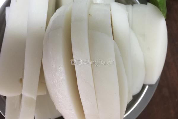 家常炒年糕的做法图解1