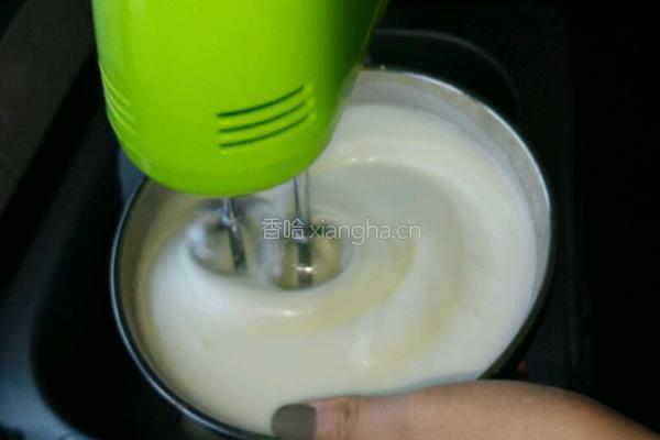抹茶可可戚风蛋糕（水浴法）的做法图解5