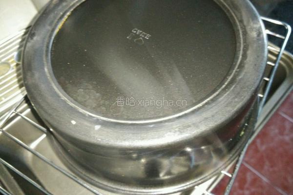 抹茶可可戚风蛋糕（水浴法）的做法图解13