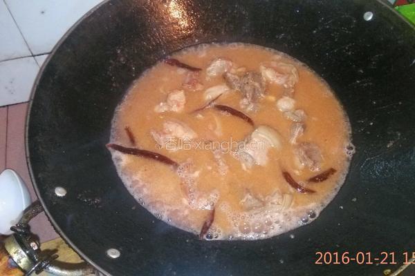 红烧萝卜羊肉的做法图解4