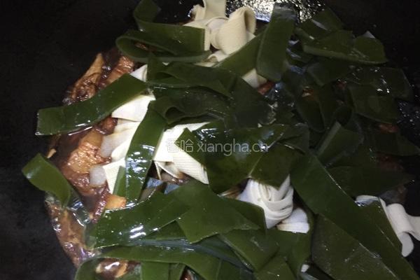 海带千张炖五花的做法图解14