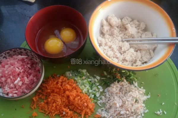 豆腐渣饼配板栗山药大米粥的做法图解1