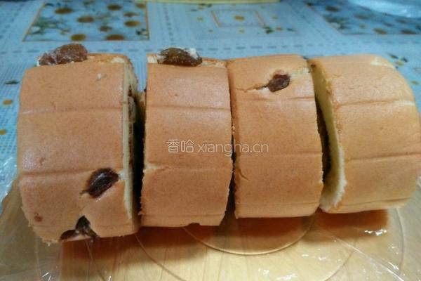 葡萄干蛋糕卷的做法图解14