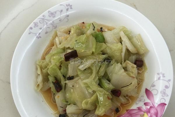 油泼白菜的做法图解7