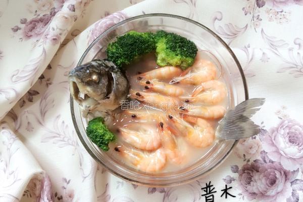 鲫鱼虾汤的做法图解10